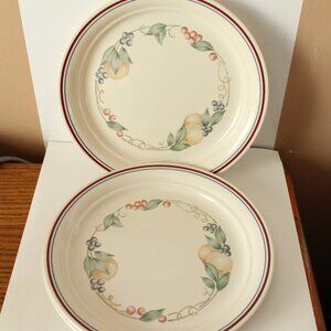 Corelle Abundance Luncheon Plates 8 1/2"  Lot of 3